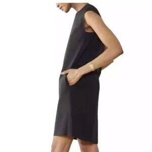 ADAY LBD reversible black mini dress